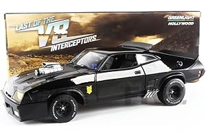 Greenlight Collectibles 12996 Ford Falcon XB Interceptor - Madmax - Echelle 1/18, Noir