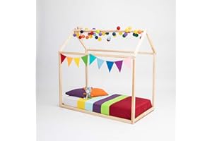 Sweet Home From Wood Montessori house bed (190x90cm)