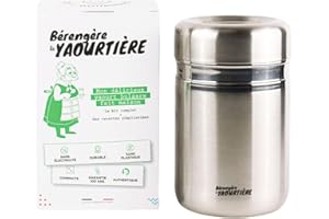 LES COPAINS GOURMANDS BÉRENGÈRE LA YAOURTIÈRE durable, sans électricité, sans plastique. Kit DIY pour préparation de yaourt maison. Do it yourself.