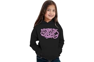 MAGLIERIA CONFORTI Felpa per Bambina Ragazza di Anna - Vera Baddie - Bianca o Nera Tutte Le Taglie