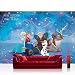 Produktbild Vlies Fototapete 368x254cm PREMIUM PLUS Wand Foto Tapete Wand Bild Vliestapete - Kindertapete Disney - Die Eiskönigin Tapete Anna Eiskönigin Frozen Olaf Sven Kristoff bunt - no. 3484
