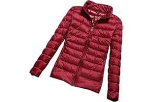 PEUIGNAO Plumífero Ultraligero Mujer Chaqueta Plumas Ligeros Talla Grande Anorak Puffer Jacket Cazadora Abrigo Acolchado Down Jacket