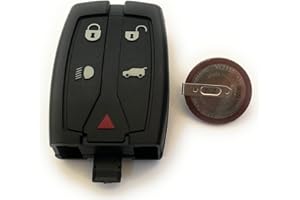 Automobile Locksmith Repair kit compatible for Land Rover Freelander 5 button remote key shell battery VL2330