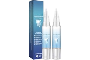 GNAUMORE Gel Oral para el Tratamiento de las Encías,Restauración Natural Encías Bucal Cuidado Bucal,Pluma para Blanquear los Dientes,Gel para Terapia de Encías,Cuida su Salud Bucal,4ml,2PC