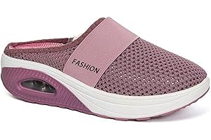 NIBESSER Ciabatte Ortopediche Donna Estive Scarpe Ortopediche Donna Estive con Cuscino d'Aria Morbido Comodo Pantofole in Rete Traspirante Antiscivolo a Punta Chiusa