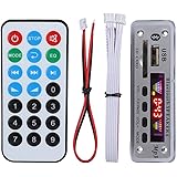 Garsent Decode Board, Wireless Bluetooth 5.0 MP3 WMA Decoder Board Car Audio FM APE FLAC Module Support USB, SD Card, Switch 