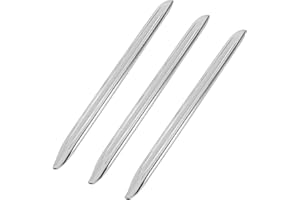 gvivej Reifenheber, 3 Stück Silber Montiereisen, 31cm Montierhebel Motorrad, Reifenhebel Reifenentferner für Autos Motorrad und Fahrradreifenwechsel