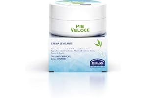 Helan, Piè Veloce, Crema Piedi Secchi Screpolati, Crema Talloni Screpolati con Urea e Olii Essenziali - Crema Idratante Levigante contro Calli e Duroni, con Olio di Mandorle Dolci, 50 ml Made in Italy