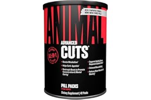 Universal Nutrition ANIMAL Cuts - Dieta y Definición Suplemento para el Control de Peso para Atletas de Alto Rendimiento - Estimula el Metabolismo y Aumenta el Gasto Energético, 42 unidades