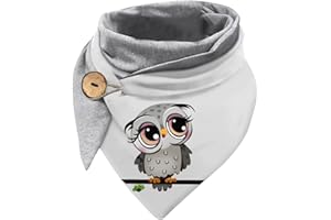 Hiseng Damen Schals Groß Dreieck Winter Dreieckstuch Warmer Lieblingsschal Scarf Fransen Knopf Karoschal Poncho Soft Wrap Lange Stola Fransen Poncho