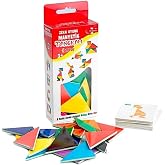 Hobialem Diytoy, Manyetik Tangram, G&ouml;rev Kartlı, 16 Par&ccedil;alı, Mıknatıslı, Magnet Fig&uuml;rler