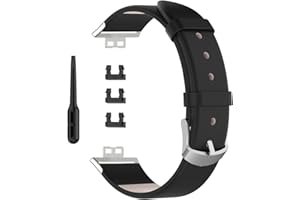 ENKOMY Cinturino di ricambio in pelle, cinturino per orologio sportivo per orologio intelligente HUAWEI watch FIT
