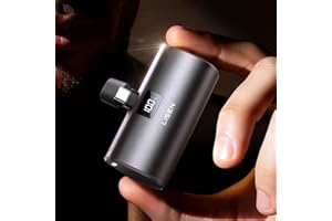 LISEN 22,5W Mini Powerbank USB C für Samsung S25 Xiaomi Kleine Black Friday Flugzeug Reise Gadgets, 7000mAh Power Bank Klein Aber Stark Ladegerät USB C für Handwärmer Kopfhörer iPhone 17 16 15 Zubehör