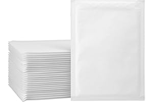 packer PRO Pack 100 sobres acolchados para envios kraft, blanco, pequeño 20 x 27,5 cm