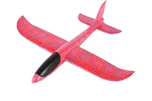 Dinglong 33x34cm Main Lancer Lancer Mousse Palne EPP Avion ModèLe Avion Planeur Avion ModèLe DIY Jouet ÉDucatif en Plein Air Amusement Sport Avion Jouets Cadeau CréAtif (Rose)