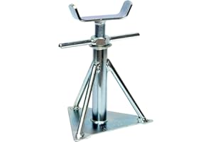 Mystatic Very Small Axle Stand - Adjustable Stand for Leveling Static Caravans and Lodges - Caravan Support Stands - Caravan Stands for Car, Van, Camper or Other Vehicles - Size 7.5" - 10.5"