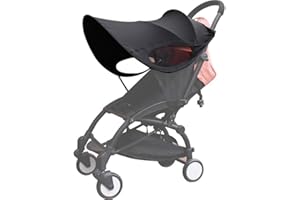 Kyowoll Capottina Parasole per Passeggino e Carrozzina - Universale Protezione Solare Shade Maker Canopy Protezione UV 50+ con Funzione Pop-Up (Aggiornato)