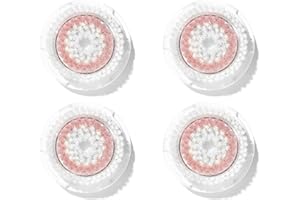 CLARISONIC Brushot - Paquete de 4 cabezales de repuesto para Mia 1, Mia 2, Mia 3, Alpha Fit, Smart Profile Uplift y Alpha Fit X