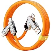 Lunatic 2060 Usb To Type C Hızlı Şarj Data Kablosu &Ccedil;evirici D&ouml;n&uuml;şt&uuml;r&uuml;c&uuml; Adapt&ouml;r 180&deg; D&ouml;ner 120W / 6A S&uuml;per Hızlı Şarj (2 Metr