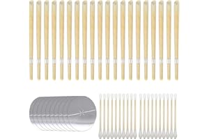 TenaLucy 20 Pièces Bougies D’Oreilles,Bougie Oreille Nettoyante Bougies Auriculaires Bougie Auriculaire,avec 10 Disques de Protection et 20 Cotons Tiges en Bambou,pour Détendez,le Nettoyage D’Oreille
