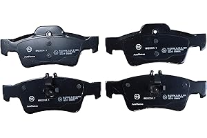 AutoMentum AM23334.1 Juego de Pastillas de Freno, juego de 4 para MERCEDES-BENZ CLASE E (W211) 2002-2009 Eje trasero y otros vehiculos