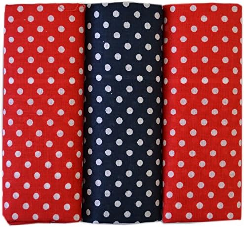 3 Pack Mens/Gentlemens Spot Supersize Print Handkerchiefs, Assorted Colours