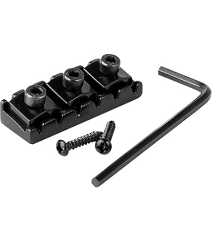 String Lock Pro Installation Set Viti Morsetto E Dadi Per Ponte Tremolo Kahler - Modelli 5521, 5522, 5511, 5513, Colore Nero Viti Ponte Kahler - Foto 2