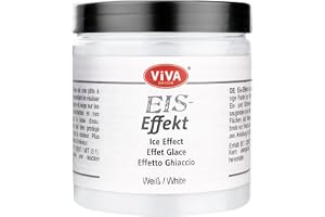 Viva Decor EIS-effekt (vit, 250 ml) konstgjord snö för pyssel, tillverkad i Tyskland
