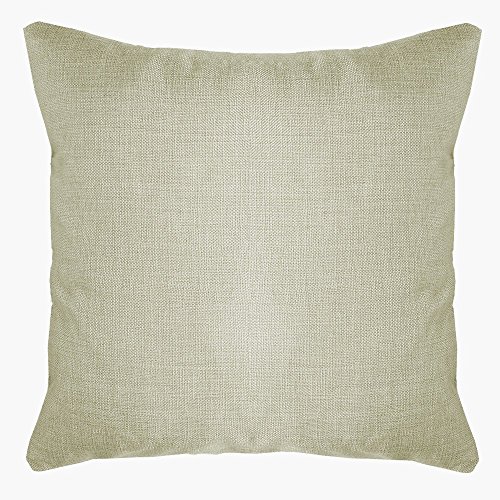 2x Luxbon Leinen Kissenbezug Kissen Fall Sofa Taille Throw Cover Pillowcase Huelle Couch Stuhl Auto Haus Deko Mr. Right & Mrs. always right 45 x 45 cm - 6