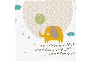 goldbuch Little Dream - Album fotografico a misura di bambino, effetto lino, con 60 pagine bianche e pergamena, per bambini, da incollare, ca. 25 x 25 x 4 cm