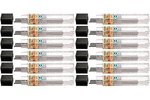 Pentel C505-2H lot de 12 Etuis de 12 mines pour Porte-mines 0,5 mm