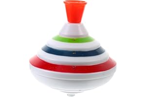 Tomaibaby Light up Spinning Top, Push down Rotating LED Light Music Gyroscope, Spinning Toys for Autistics Children's Party Birthday Gifts