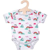 Sac De Couchage BABY Born – Motif Lune – Canard Amovible – Pour Poupée 43 Cm – Douillet Et Facile à Fermer