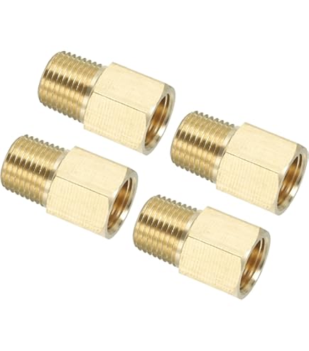 QUARKZMAN Adattatore Riduttore Raccordo Tubo Ottone 3/8 - Foto 2