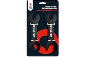 Optio Cycle Chiavi Piatte Bici 2X – Set di Cone Wrench 13-17 mm | Chiave per Coni Bici | Chiave Manubrio Bici Preciso e Compatto per Manutenzione e Riparazione