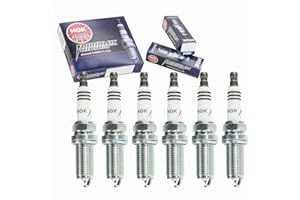 SIXITY AUTO 6 pc NGK Iridium IX Spark Plugs compatible with Nissan 350Z 3.5L V6 2003-2006