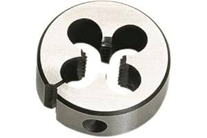 Völkel - Filiera tonda in acciaio super rapido per filettatura, 5/16" x 18 UNC, ø esterno 25,4 mm