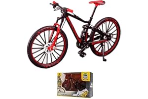 EIMZU Mini-Mountainbike-Spielzeug, 1:10 Simuliertes Fahrrad, Legierung Finger Mountainbike Modell Ornamente