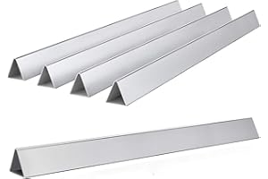 LOKHING 7540 7539 Flavourizer Bars Ersatz für Weber Genesis 300 Series, E310, E320, S310, S320 Flavourizer, mit Seitensteuerung, 5er-Set Flavour Bars aus Edelstahl