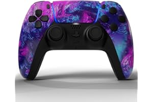 LuxController PS5 Custom Design Wave wireless PRO Controller mit 4 Paddles für PS5 Konsole+PC
