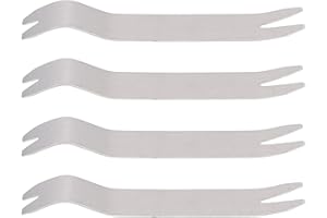 VALICLUD 4 Stücke Pflasterstein-Werkzeug Edelstahl Pflasterstein-Ausziehwerkzeug Entfernung anheben versunkenen Ziegelstein Werkzeug für Garten Rasen Hof ersetzen Pflasterstein Terrasse Blöcke