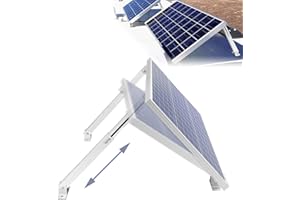 BTSAE Supporto per pannello solare, Angoli regolabili Pannello solare supporto per tetto, montaggio su tetto inclinato,Supporta pannelli solari fino a 200W, Aumentare l'efficienza 25%