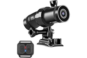 TECHALOGIC DC-1. Dual Lens Helmet Camera - The Worlds First Twin Motorcycle Cycle Camera & Horse Riding Camera - Connects to Most Cycle, Riding & Motorbike Helmets