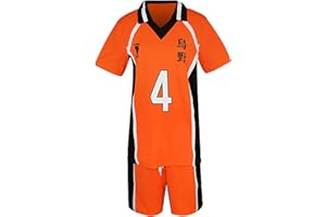 SOOYOOYOO Anime Cosplay Vêtements de Volleyball Confortable et Ventilation Maillots Uniforme
