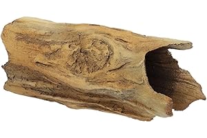 GARPET Decoración para acuario, tronco de árbol, cueva, tubo de acuario, decoración de acuario, cueva de desove