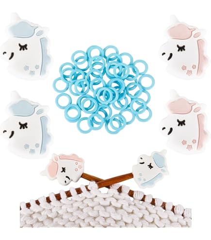 Lot de 11 bouchons en maille pour aiguilles à tricoter, bouchon à aiguille en silicone en forme de fleur pour tricot, couture, crochet, artisanat comme accessoire pratique ou cadeau créatif