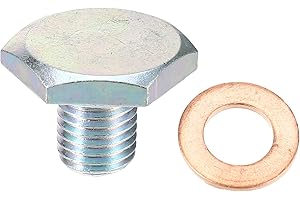 A ABSOPRO 1 Juego M10x1.25 Motor Aceite Drenaje Tapón con Arandela 1146063 para Ford