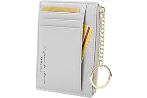 Cynure Women's 8 Cards Slim Minimalist Card Holder Coin Changes Purse Front Pocket Wallet B07VXC7YQ8