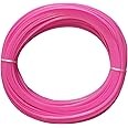 ADW CRAFT'S® Plastic Wire for Basket Making(30 Colours)|Plastic Koodai wire|Glass Wire For Basket Making|Koodai Wire Roll|Plastic Wire For Koodai (200 Grms, 80 Mtrs, Baby Pink, 1)
