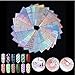 288Pcs Nail Vinyl Stencils Nail Art Decoration Sticker Set Nail DIY Decoration Tools Art Design Tips Decals, 24 Sheets
